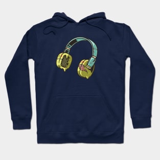 Zombie Headphones Cartoon Hoodie